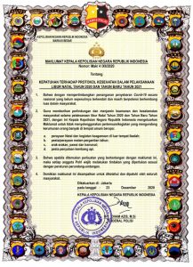Kapolri Keluarkan Maklumat Kepatuhan Terhadap Protokol Kesehatan Libur Nataru 2020-2021, Ini Isinya!