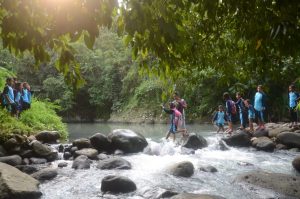 Gotong Royong, Gabungan  Relawan Lampung Bangun Jembatan Gantung di Daerah Terpencil Kota Bandarlampung