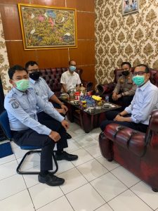 Kapolsek KP Banten Polres Cilegon Kunjungi Dinas Imigrasi Kelas II Cilegon