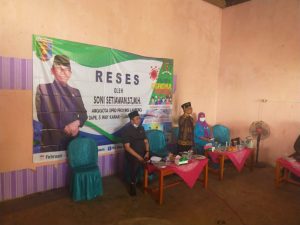 Soni Setiawan Reses, Masyarakat Minta Jalan Mulus dan Dibuatkan Kantor MWC NU