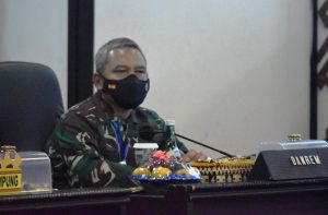 Danrem 043 Gatam Hadiri Penyerahan Santunan Korban Kecelakaan  Sriwijaya Air SJ-182