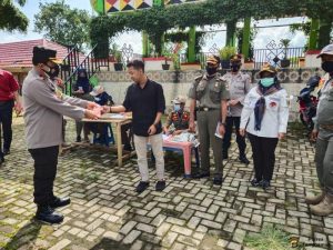Satgas Covid-19 Tanggamus Tindak 250 Orang di Jalinbar
