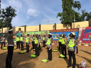 Kasatlantas Polres Tanggamus Cek Personel