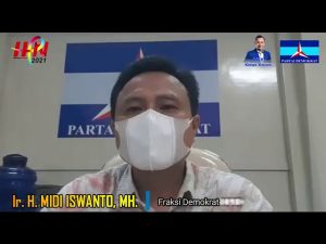 Anggota DPRD Lampung Fraksi Partai Demokrat Midi Iswanto Ucapkan Selamat Hari Pers Nasional Tahun 2021