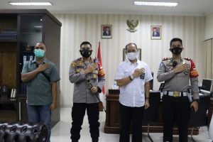 Tingkatan Kerja Sama di Bidang Penegakan Hukum, Kapolresta Tangerang Silaturahmi ke Ketua PN