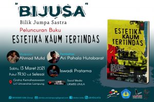 UKMBS Unila Akan Launching Buku Berjudul Estetika Kaum Tertindas, Catat Ini Tanggalnya !
