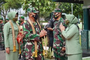 Danrem 043 Garuda Hitam Kunjungi Kodim 0412 Lampung Utara