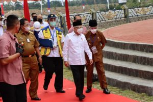 Ditinjau Wapres, Progres Pembangunan Bendungan Way Sekampung Sudah 92,33 Persen