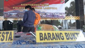Polresta Bandarlampung Berhasil Membekuk Satu Tersangka Kurir Sabu Seberat 1 Kg