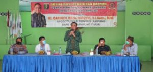 Anggota DPRD Lampung Laksanakan Sosper di Lamtim