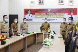 Gubernur Lampung Ikuti Webinar Peluncuran Aksi Pencegahan Korupsi