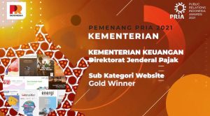 Ditjen Pajak Raih Tiga Penghargaan Gold Winner