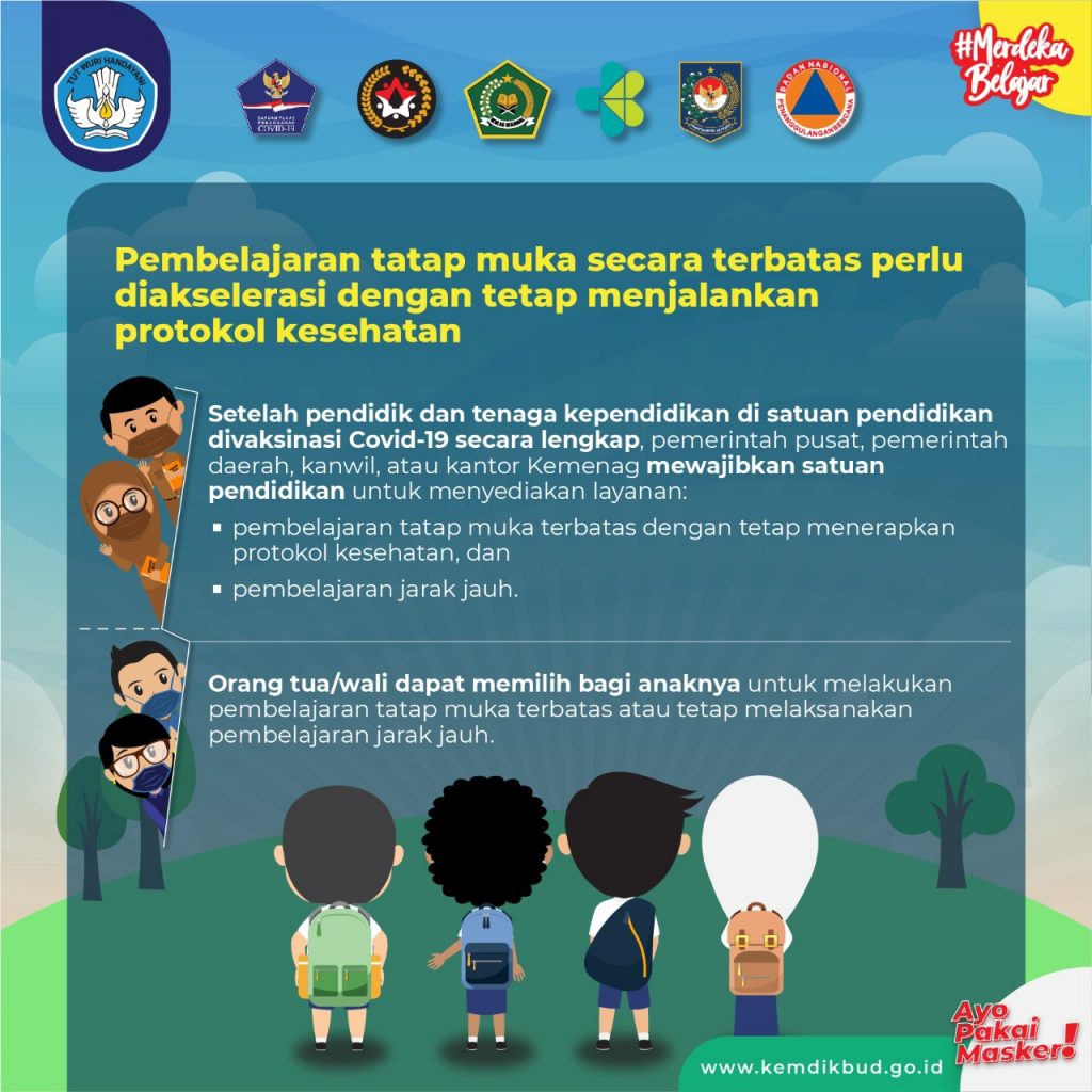 Pembelajaran Tatap Muka Terbatas Penting Tekan Dampak Sosial Negatif