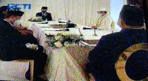 Presiden Jokowi dan Menhan Prabowo Saksi Pernikahan Aurel dan Atta Halilintar