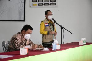 Sekdakab Saipul Dampingi TIM Provinsi Lampung Lakukan Monitoring Penanganan Covid-19 Kabupaten Way Kanan