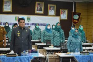 Bupati Musa Ahmad Hadiri Pembukaan Rakor TP PKK Lampung