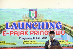 Bupati Pringsewu Launching e-Pajak