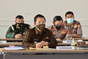 Gubernur Lampung Lakukan Rapat Koordinasi Penegakan Disiplin Protokol Kesehatan Jelang Hari Raya Lebaran
