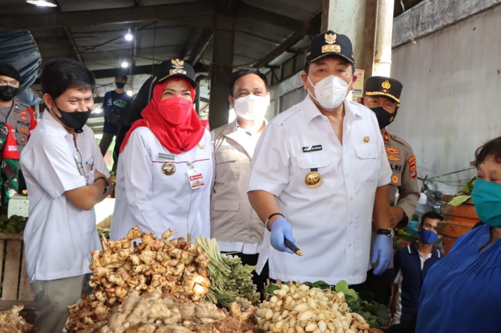 Jelang Lebaran Idul Fitri, Gubernur Lampung Tinjau Sejumlah Pasar