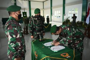 Danrem Pimpin Penyerahan Tugas dan Tanggung Jawab Kasrem 043/Gatam