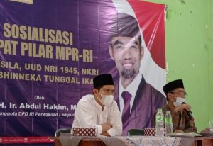 Abdul Hakim Sosialisasi 4 Pilar MPR RI, Ajak Peserta Nyanyi Garuda Pancasila