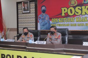 Kapolda Lampung Pimpin Rapat Koordinasi Penanganan Arus Balik Idul Fitri 1442 H