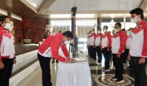 Bupati Musa Ahmad Lantik Kepengurusan Persilat