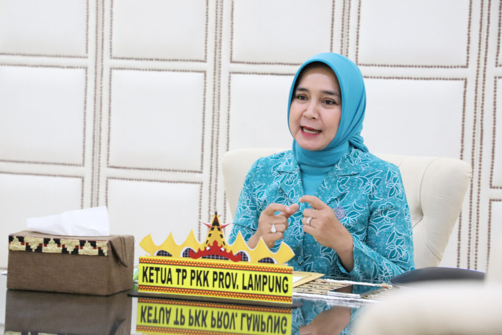 Riana Sari Arinal Tutup Rakerda PKK Tahun 2021, Hasilkan Rumusan Bersama Pemerintah Wujudkan Rakyat Lampung Berjaya