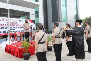Kapolresta Tangerang Pimpin Sertijab Kabag Ops dan Kasat Samapta