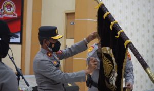 Jelang Hari Bhayangkara 1 Juli, Polda Lampung Gelar Upacara Pencucian Pataka