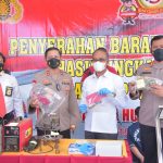 Polda Lampung Serahkan Barang Bukti Hasil Ungkap Kasus C3