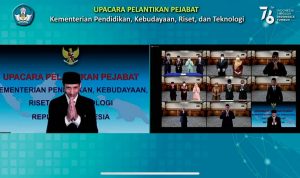 Mendikbudristek Lantik Rektor Itera, Direktur, dan Pejabat Fungsional