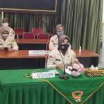 Pengurus Korpri Unit Korem 043/Gatam Ikuti Musyawarah Pembentukan DPK Unit Kotama Kodam II Secara Virtual