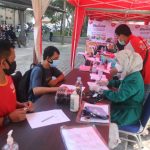 Polresta Bandarlampung Gelar Vaksin Covid-19 di PT. Cipta Niaga Semesta Mayora