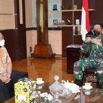 Danrem 043/Gatam Sambut Silaturahmi Kepala OJK dan Asisten I Provinsi Lampung