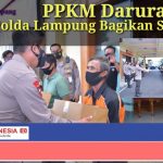 PPKM Darurat, Polda Lampung Bagikan Sembako