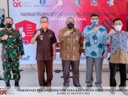 OJK Lampung, Korem 043 & Dinkes Vaksin 3000 Pegawai Sektor Jasa Keuangan
