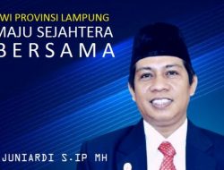 Juniardi Mantap Calonkan diri Sebagai Ketua PWI Provinsi Lampung Masa Bakti 2021-2026