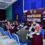 Polda Lampung Kembali Gelar Vaksinasi Gratis Untuk Masyarakat di Pasca Sarjana UBL, Ini Syaratnya!