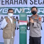 Polda Lampung Terima Bantuan 13,5 Ton Oksigen Liquid dari Tanoto Foundation Untuk Masyarakat Isoman