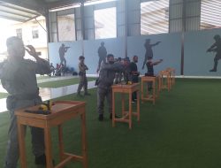 Hadapi Begal dan Premanisme, Tekab 308 Polda Lampung Latihan Menembak Taktis