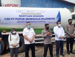 Polda Lampung Kembali Terima Bantuan Liquid Oksigen