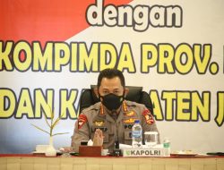 Pimpin Rapat Forkopimda Jayapura Papua Kapolri Tekankan Kesiapan PON dan Penanganan Covid-19