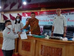 Rifa’i Arif Terpilih Aklamasi Pimpin PWI Lampung Barat 2021-2024