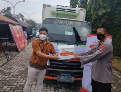 Dapur Umum Gerdu Limas Polda Lampung Terima Bantuan PT. Ciomas Adisatwa RPA Unit Lampung