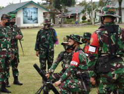 Danpussenif Kodiklat TNI AD Kunjungi Kompi Bantuan Yonif 143 TWEJ