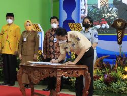26 BUMDes Se-Lampung Tandatangani Kerjasama Program E-Samdes