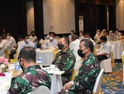 Kasrem Gatam Hadiri Virtual Meeting MUSRENBANG PRPJM Provinsi Lampung Tahun 2019-2024