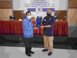 Asisten Setprov Wakili Gubernur Lantik Pengurus DPD AWPI Lampung
