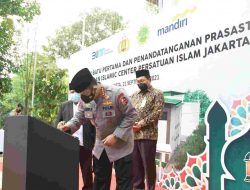 Hadiri Peletakan Batu Pertama Islamic Center PERSIS DKI Jakarta, Kapolri Yakin Hasilkan SDM Berkualitas